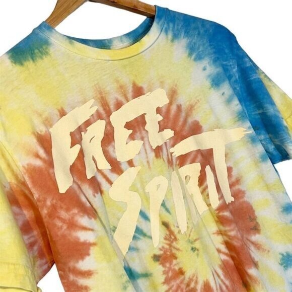 Khalid 2019 Free Spirit Concert Tour Tie Dye T-Shirt M Colorful Peace Merch - Picture 4 of 6
